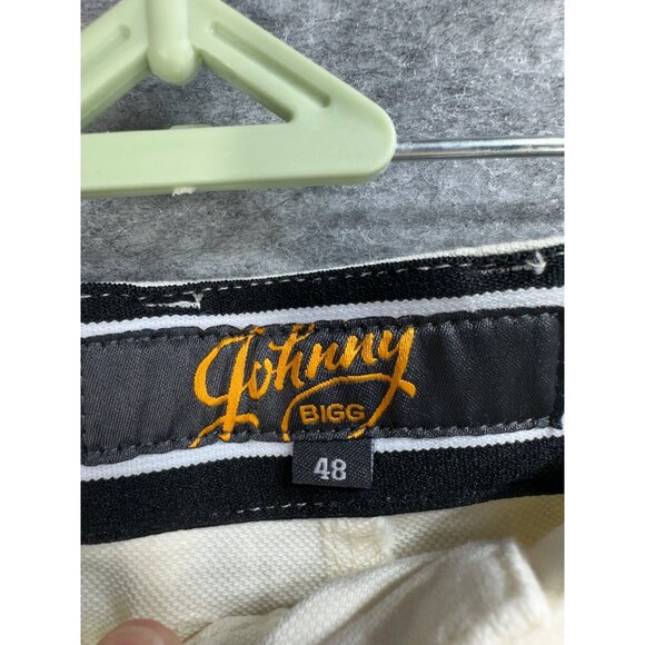 Johnny Bigg Mens Stretch Canvas Shorts Bone Size 48 - Picture 4 of 5